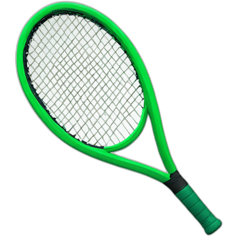 Tennis racket Wilson green emoji