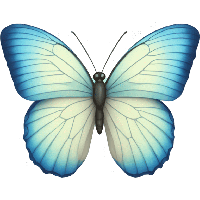 blue butterfly emoji