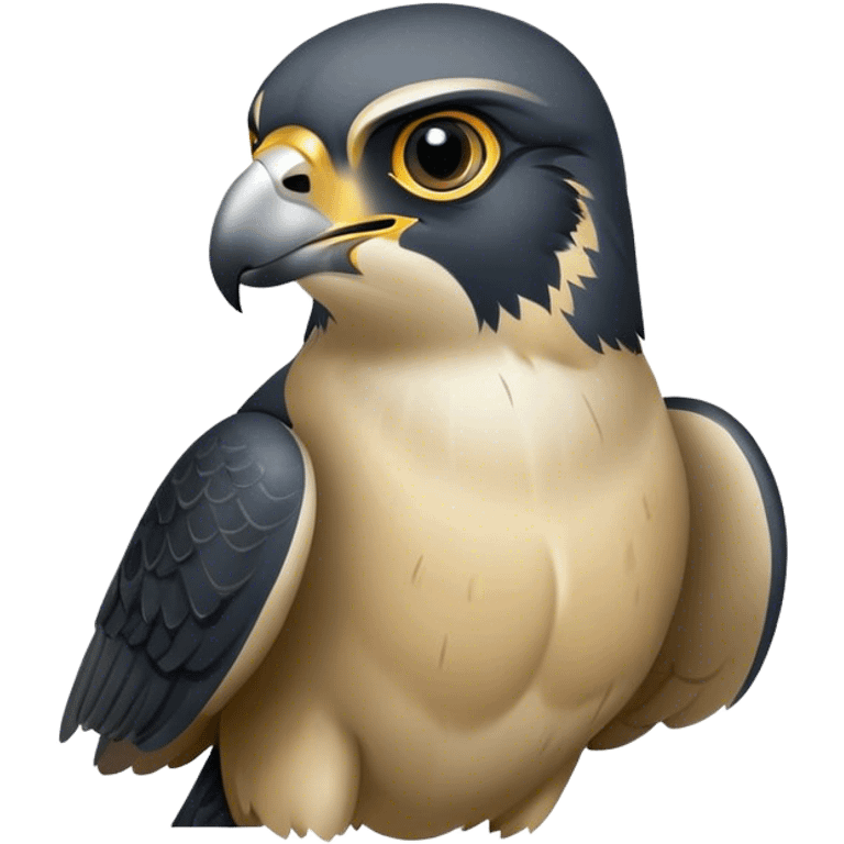 Peregrine falcon emoji