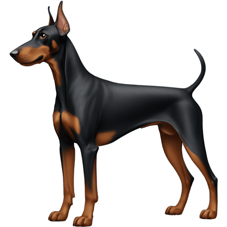 doberman standing emoji