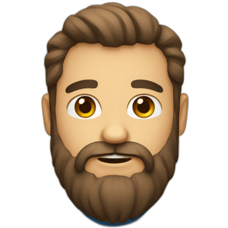 Emoji barbu emoji