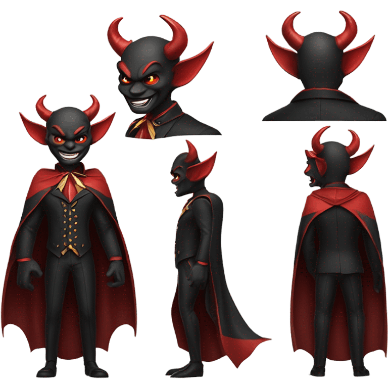 devil evil suit front and back emoji