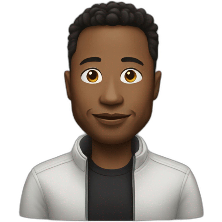 Black man elon musk emoji