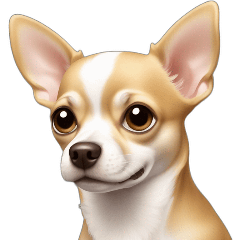 chihuahua tan white emoji