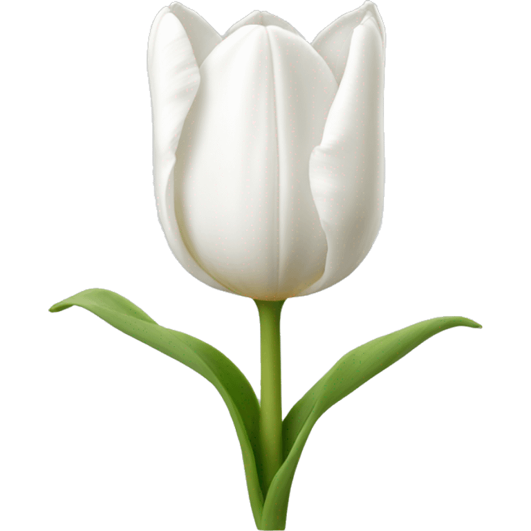 White tulip emoji