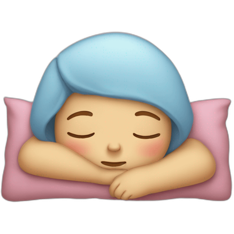 Sleeping child emoji