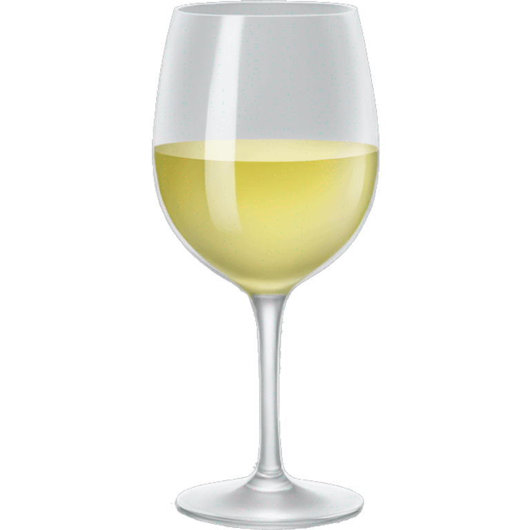 White wine glass emoji