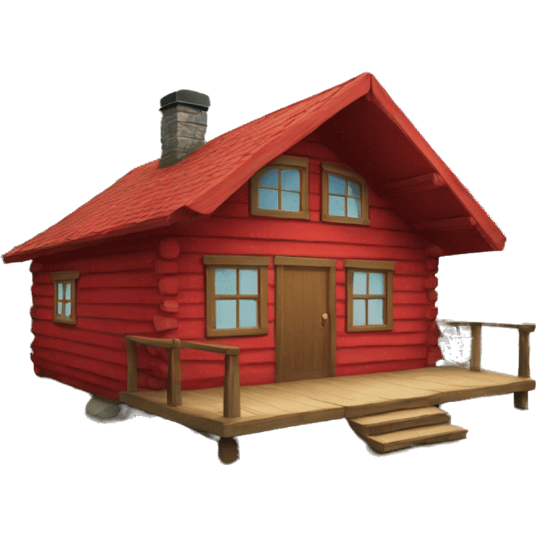 Red cabin emoji