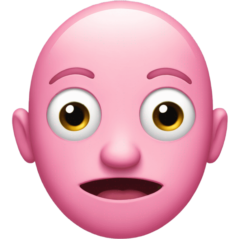 Mouthless Kirby emoji