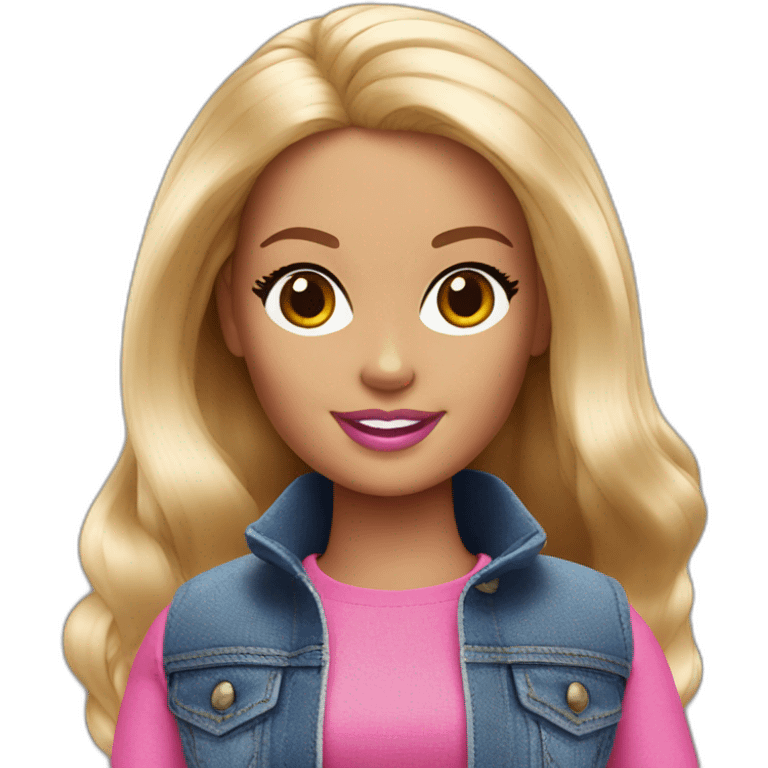 Barbie doll  emoji