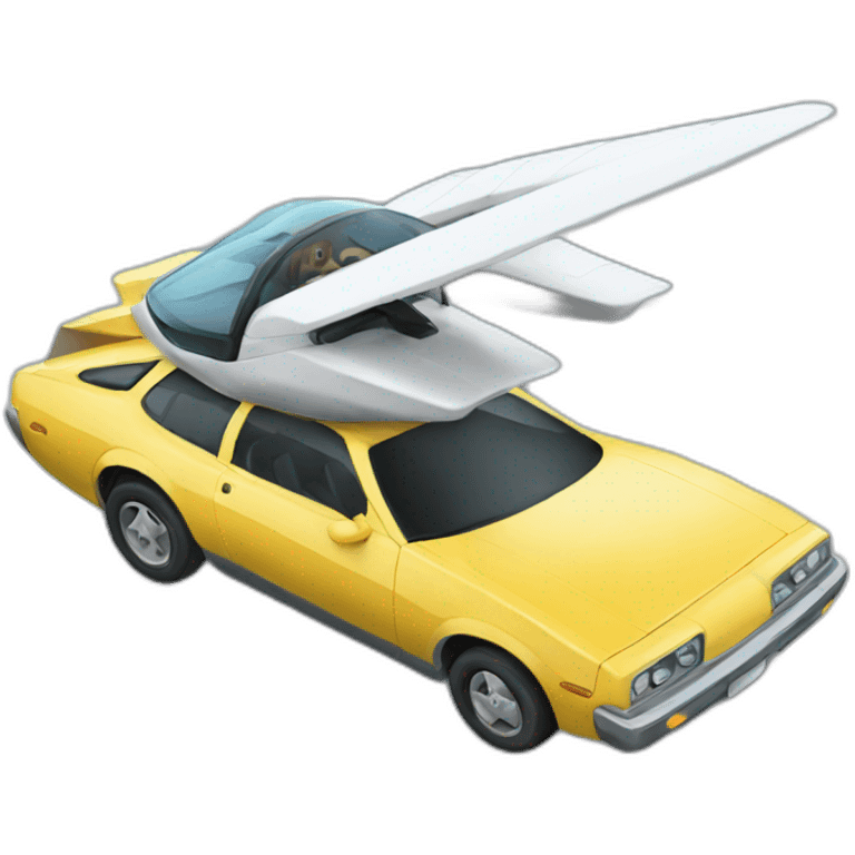 Flying car emoji