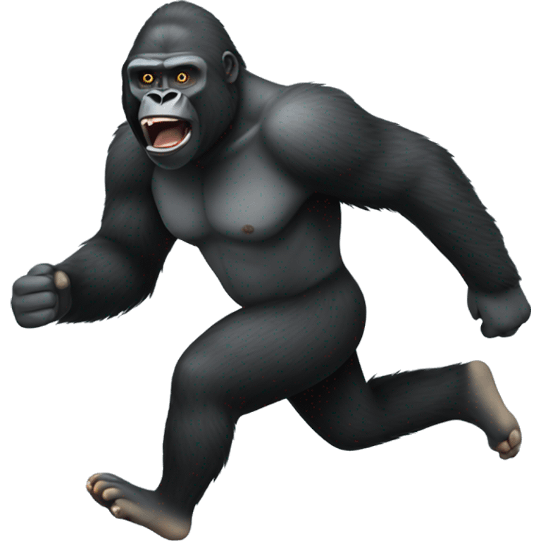 Gorilla running  emoji