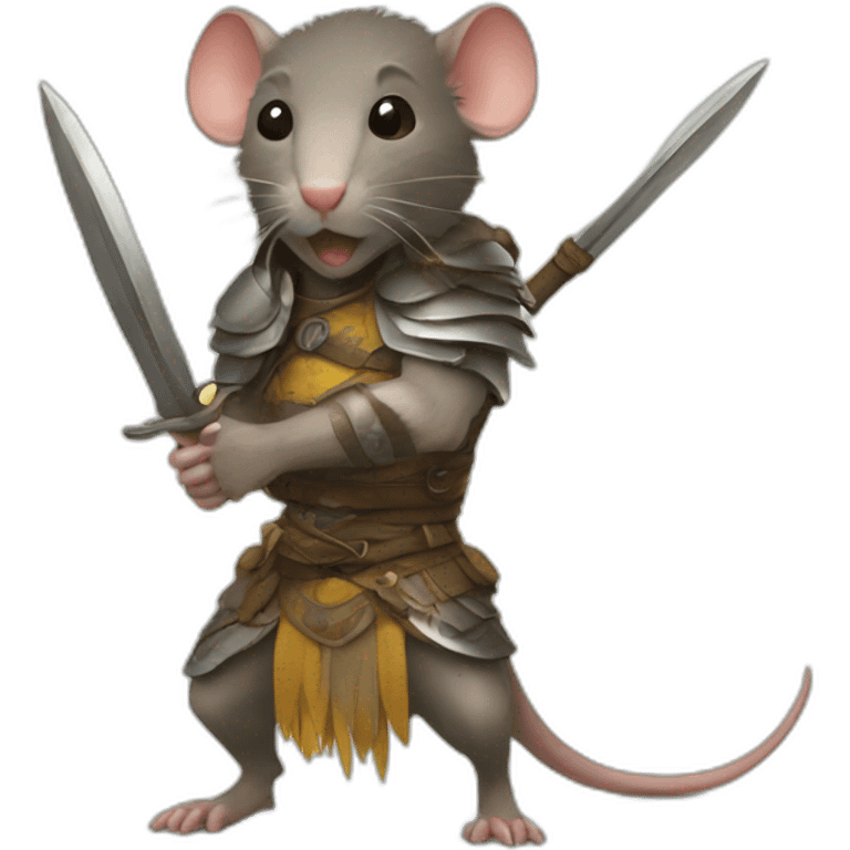 rat warrior emoji