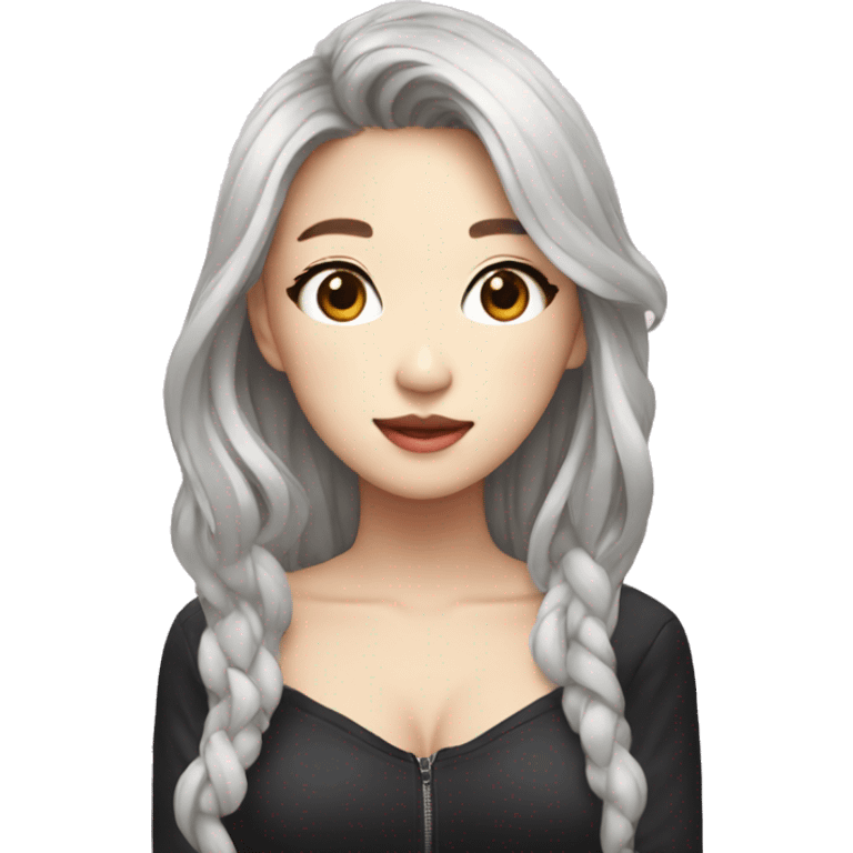 K-pop girl emoji