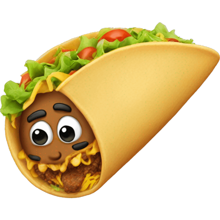 flying taco emoji