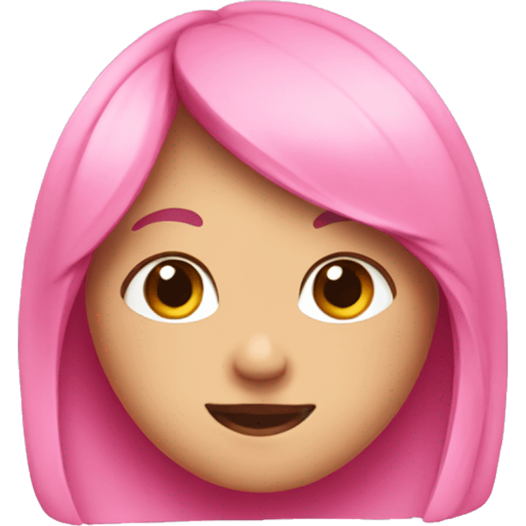 Cute pink emoji