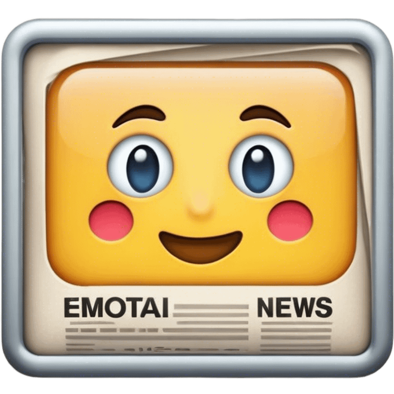 Digital news emoji