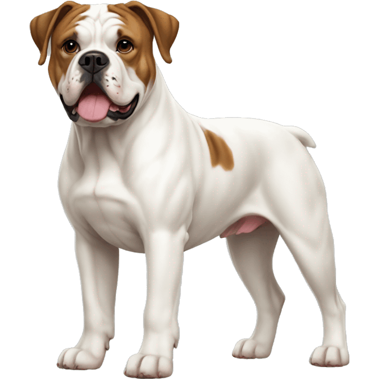 American Bulldog Dog Breed Full Body emoji