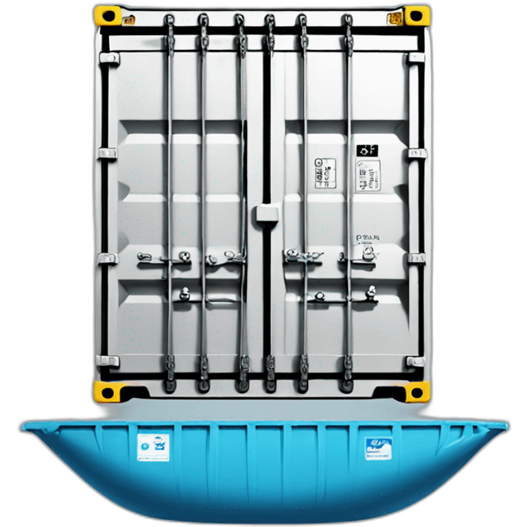 container blue emoji