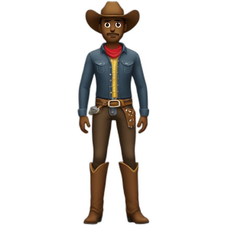 cowboy without legs emoji