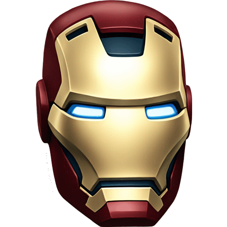 Iron man head  emoji