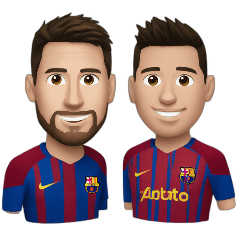 Messi et ronaldo emoji