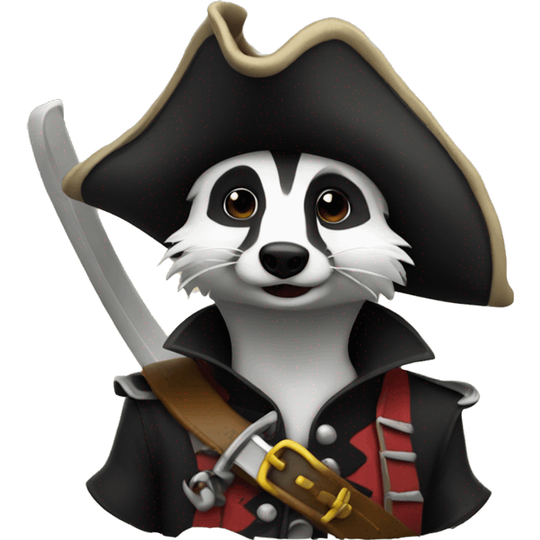 Badger Pirate emoji