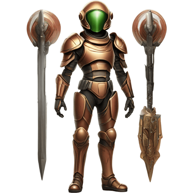 Martian military Overlord full body emoji