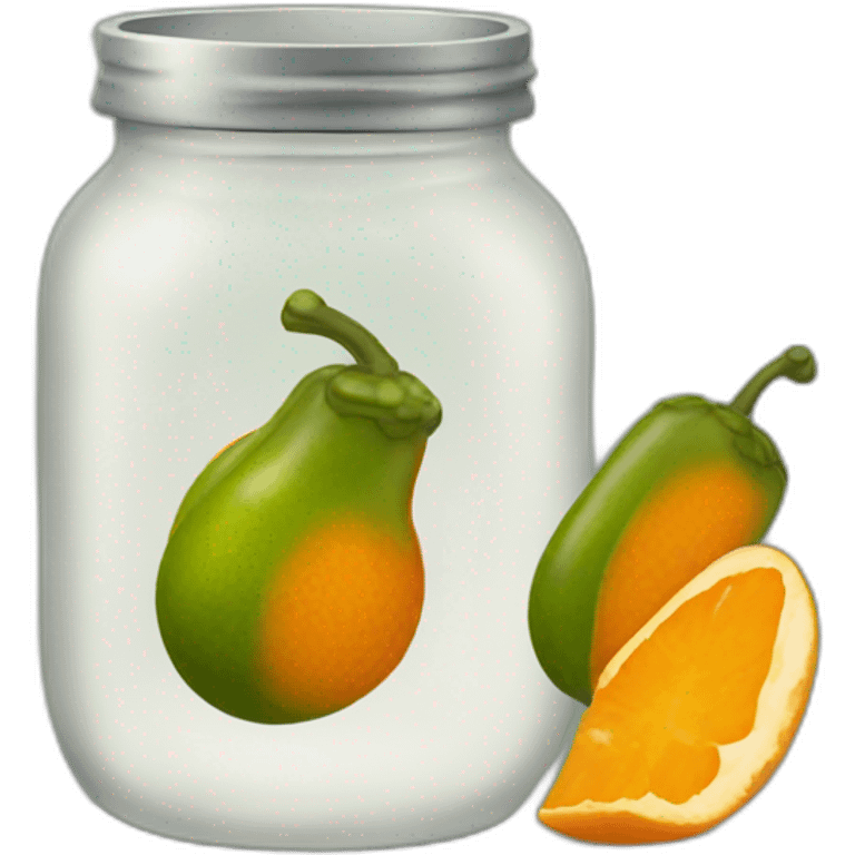 orange-pickle emoji