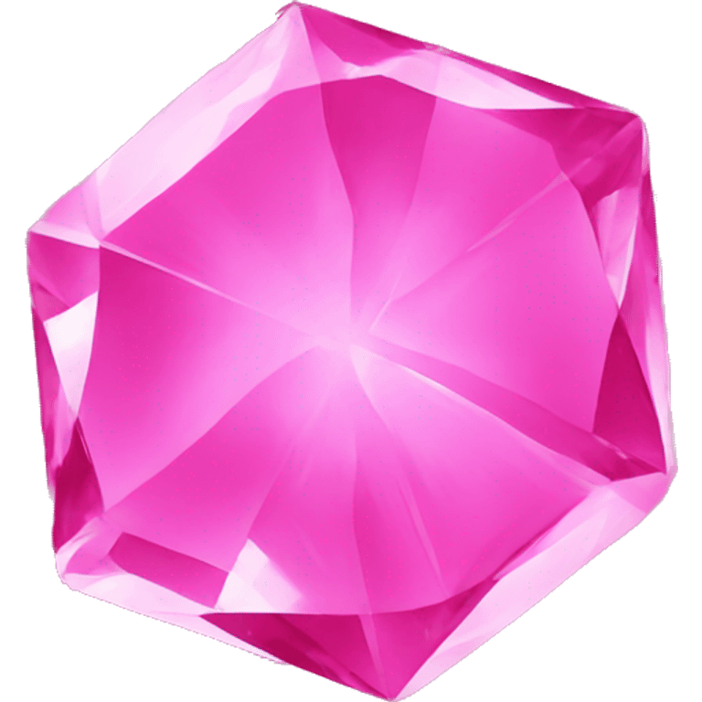 Pink crystal  emoji