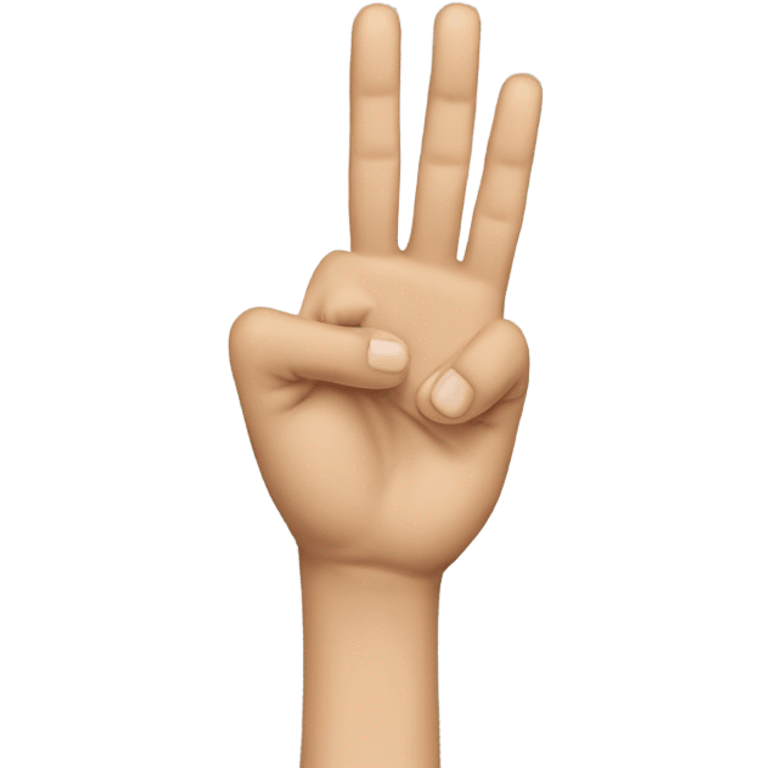 Gojo domain expansion hand sign emoji