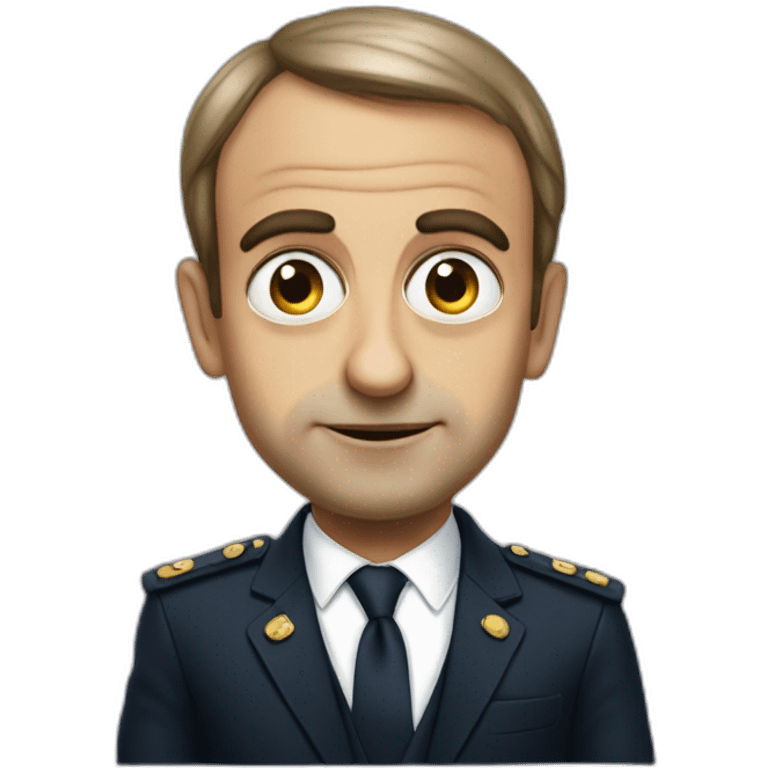 emanuel-macron with big eyes emoji