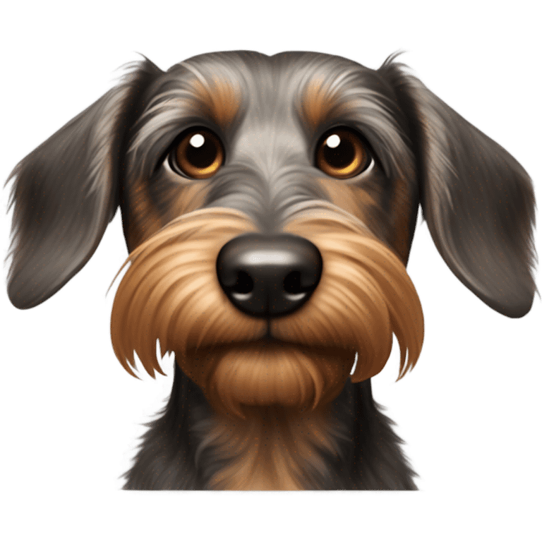 Wirehair dachshund  emoji