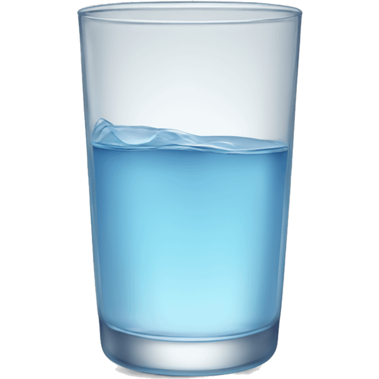 a glass of water emoji