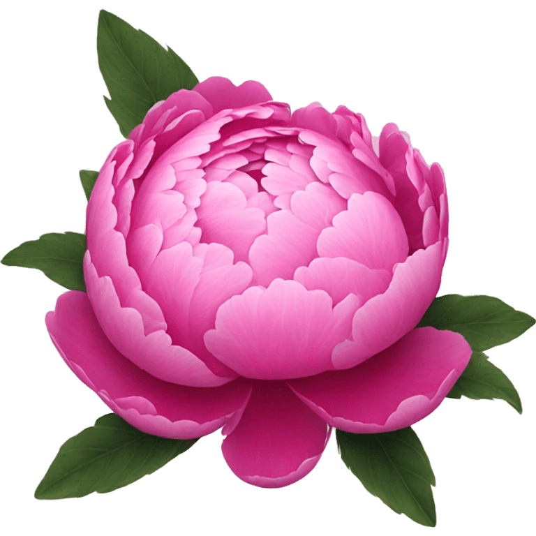 Pink peony emoji