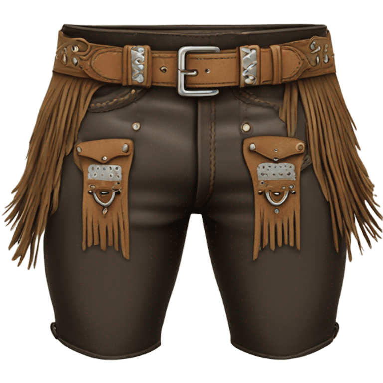 Western style chaps emoji