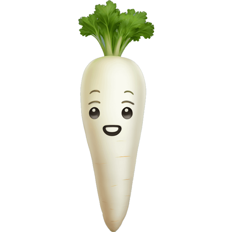 white carrot emoji