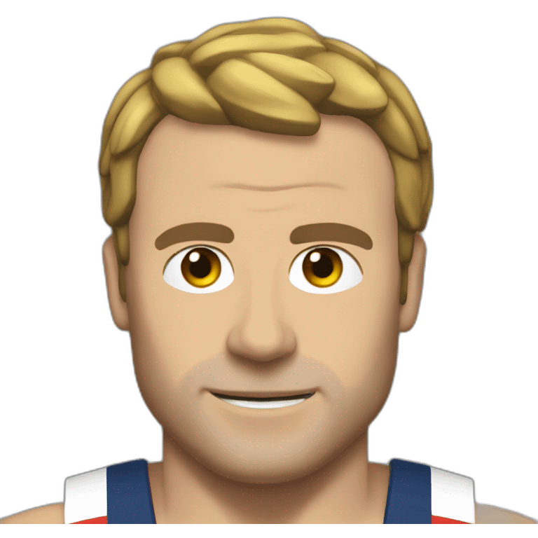 Macron musclé emoji