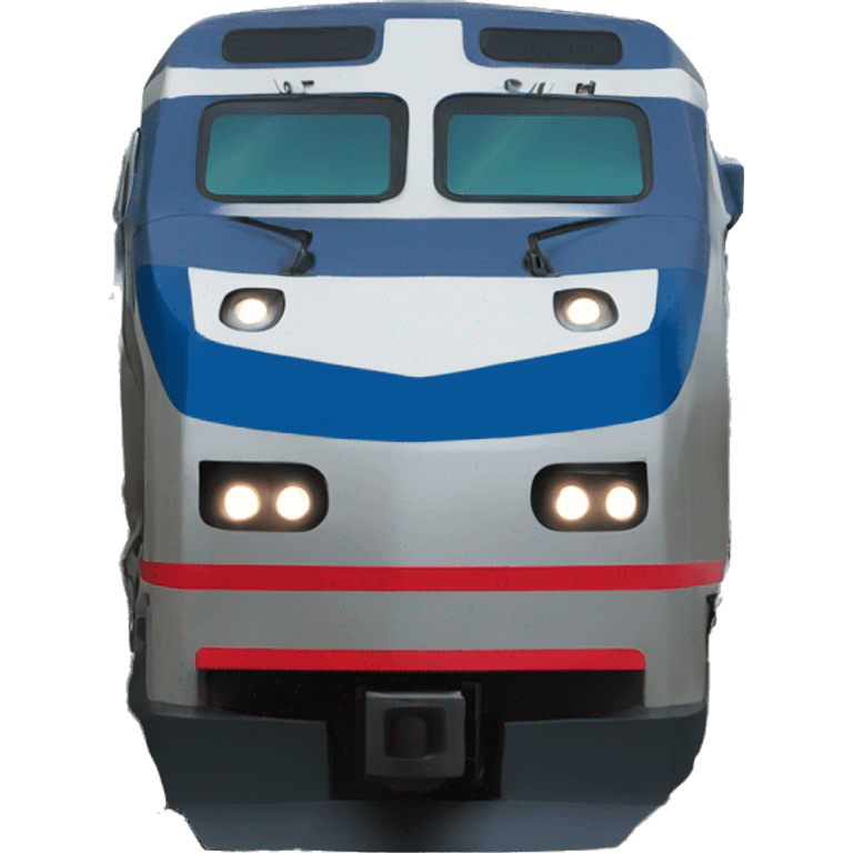 Amtrak train  emoji