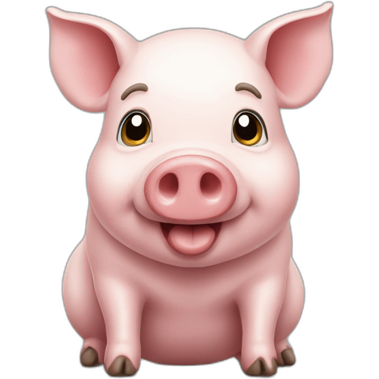 Petit Cochon qui pète emoji