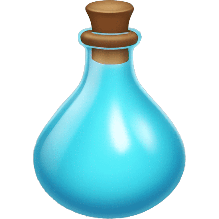 magic potion baby blue color emoji