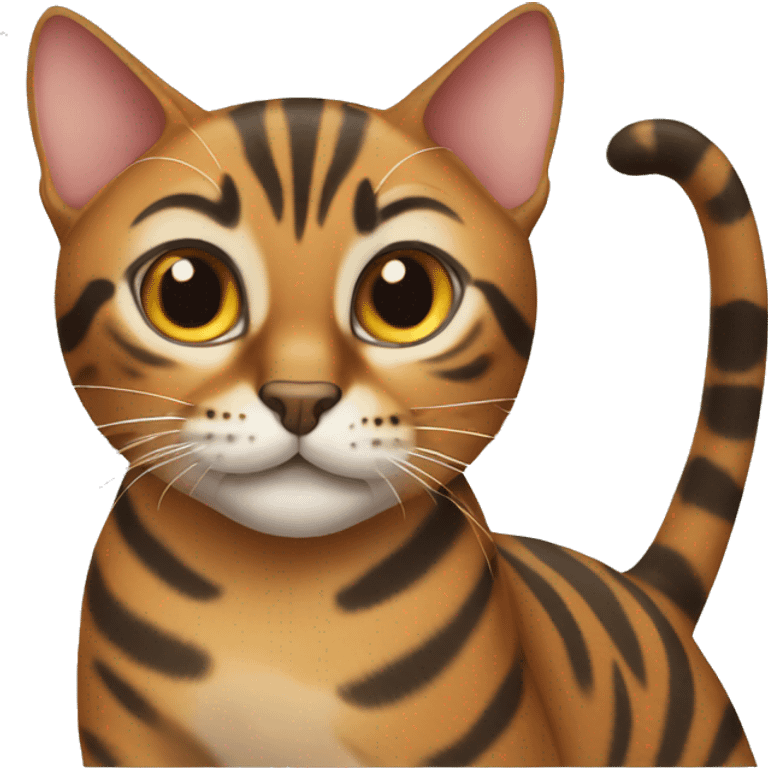 Bengal female cat emoji