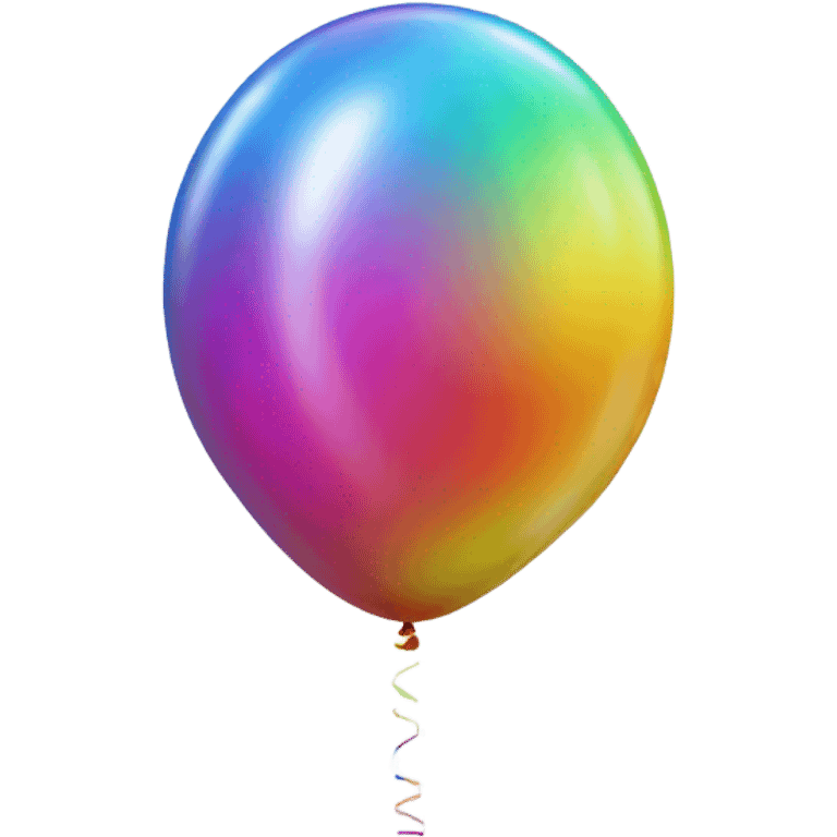 Number 1 as balloon emoji