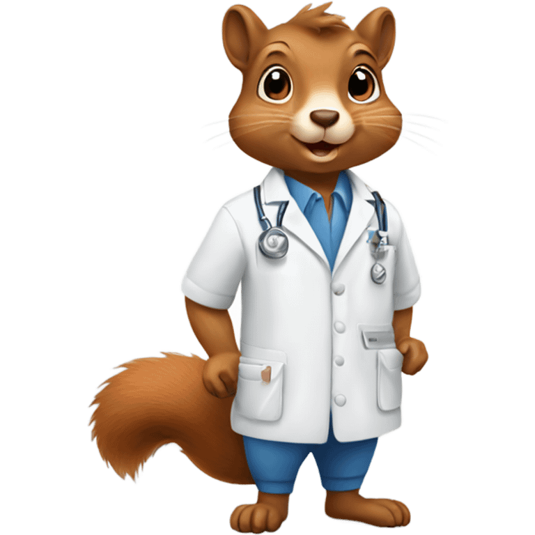 Squirrel vet emoji