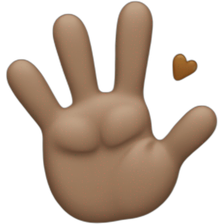 a paw doing high-five emoji