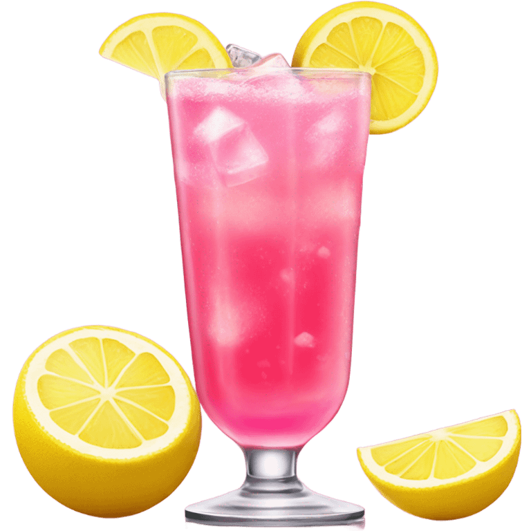 Yummy pink lemonade emoji