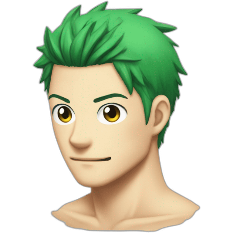 zoro Roronoa Green Hair timeskip emoji