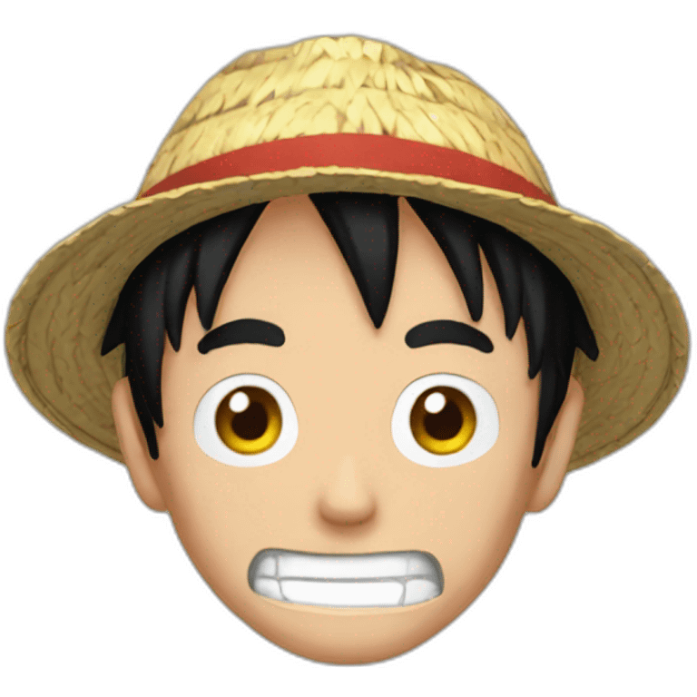 Luffy pleure emoji