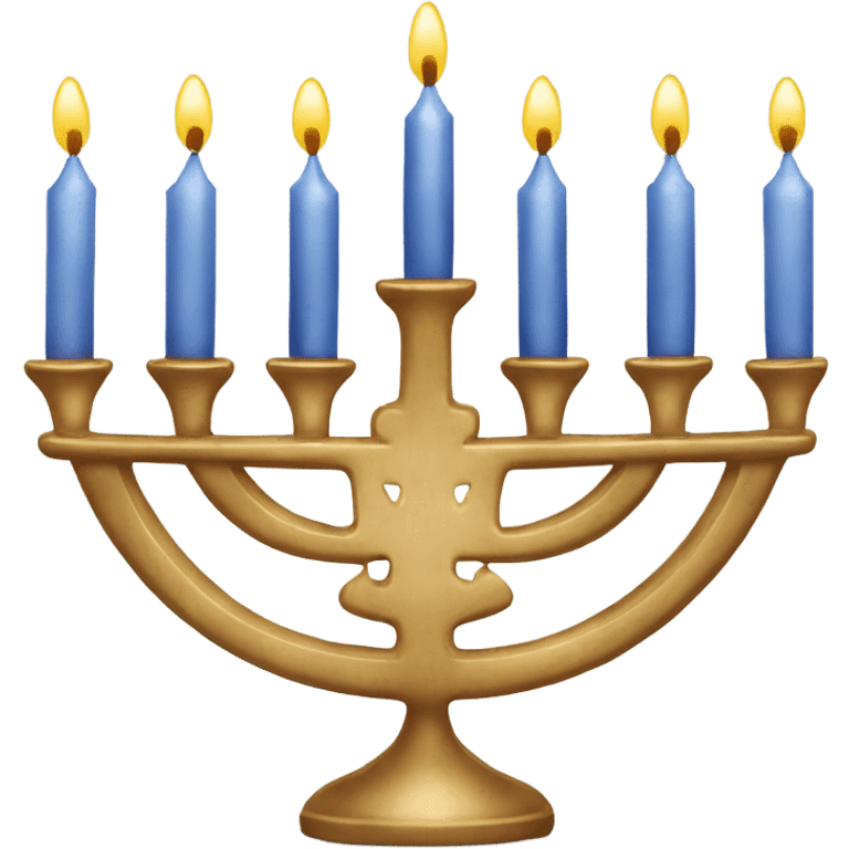 Beautiful Hanukkah Menorah emoji