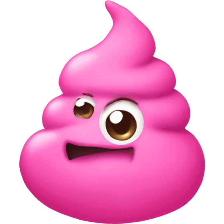 pink poop emoji